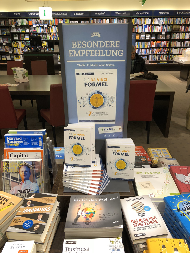 Jens Möller Presse & TV-Auftritte, Buchempfehlung "Die Da-Vinci-Formel"